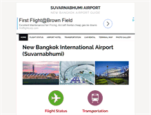 Tablet Screenshot of bangkokairportonline.com